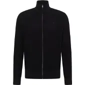 Mustang Sweatshirt "Strickjacke Style Escondido 1er Pack", Herren, Gr. M, schwarz, Sweatshirts Sweatshirt