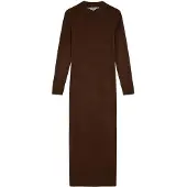 Lee Knitted Maxi Regular Fit Langes Kleid Mit Langen ärmeln