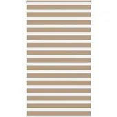 vidaXL Doppelrollo Sandbraun 130x200 cm Stoffbreite 125,9 cm Polyester