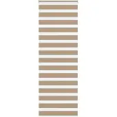vidaXL Doppelrollo Sandbraun 85x200 cm Stoffbreite 80,9 cm Polyester