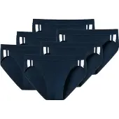 Schiesser Herren Slip 6er Pack - Rio Slip 95/5, Cotton Stretch, Seitenstreifen