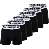 Jack & Jones JACK&JONES Herren Boxer Shorts, 6er Pack - SENSE TRUNKS, Baumwoll-Stretch