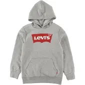 Levi's Kapuzenpullover - Fledermausflügel - Grau Meliert - - 12 Jahre (152) - Kapuzenpullover