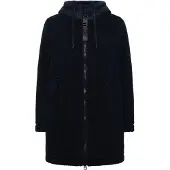 Cecil TOS Teddy Matmix Coat 15631 dark navy blue Größe XL