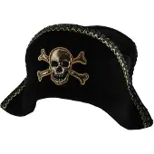 Den Goda Fen - Velvet Pirate Hat Deluxe (F7580)