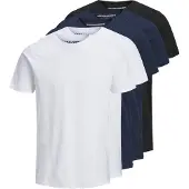 Jack & Jones Organic Basic 5 Pack Kurzarm-t-shirt