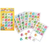 POV ABC CHAMPIONS 953582 Minipuzzle Buchstaben Moosgummi ABC - 144 Teile