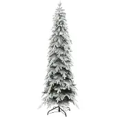 HOMCOM Weihnachtsbaum künstlich 210cm Christbaum wie echt mit 800 Zweigen
