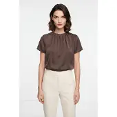 s.Oliver Black Label Kurzarmbluse Sommerbluse mit Animal-Print