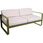 Fermob BELLEVIE 2-Sitzer-Sofa mit Sitzfläche aus gelochtem Aluminiumblech