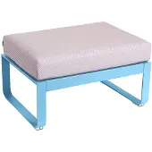 Fermob BELLEVIE 1-Sitzer-Polsterhocker mit Sitzfläche aus perforiertem Stahlblech