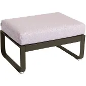 Fermob BELLEVIE 1-Sitzer-Polsterhocker mit Sitzfläche aus perforiertem Stahlblech