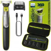 Philips OneBlade 360 QP2734/23 – 360°-Klinge – Nass- & Trockenrasur – 60 Min.