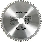 YATO HM Sägeblatt 210 x 30, 72 Zähne, TFZ, für Alu, Kunststoff, NE-Metalle