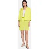 Betty Barclay Jackenblazer "Blazer-Jacke mit 3/4 Arm", Damen, Gr. 36, gelb, Obermaterial: 59% Baumwolle CO. 39% Viskose CV. 2% Elasthan EL., Blazer Jackenblazer