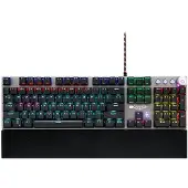 Canyon Nightfall, Volle Größe (100%), Kabelgebunden, USB, Mechanischer Switch, QWERTY, Schwarz, Grau