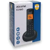 Alcatel E260 Schnurloses DECT-Telefon schwarz
