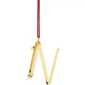 Georg Jensen Weihnachtsbuchstaben Anhänger N Karat