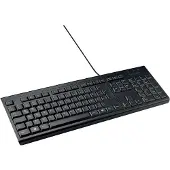 Kensington KB100 EQ Full Size Tastatur, Volle Größe (100%), Kabelgebunden, Schwarz
