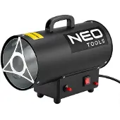 Neo Tools Gasheizer 15kW Gasheizgebläse Piezo Druckminderer IPX4
