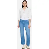Betty Barclay Jeansblazer "Jeansjacke mit 3/4 Arm", Damen, Gr. 38, weiß (rohweiß), Obermaterial: 71% Baumwolle CO. 26% Polyester PES. 3% Elasthan EL., Blazer Jeansblazer