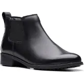 Clarks Shoes Havm Top 26178715 4, Chelsea Boots, Stiefeletten in Schwarz für Damen, Größe 38