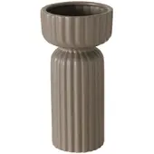 Boltze Vase Taupas - grau