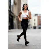 Tommy Life Hochtaillierte Baumwoll-Lycra-Jersey-Leggings