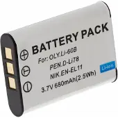 AccuCell Akku passend für Olympus LI-60B
