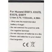 AccuCell Akku passend für Huawei E5573, E5575, E5576, E5577, Li-Ion, 3,7V, 1150mAh, 4,3Wh - 1ICP4/45/62