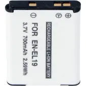 AccuCell Akku passend für EN-EL19, COOLPIX S2500, S3100, S4100