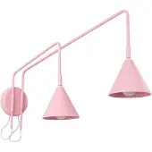 Sollux SL.2515 Wandleuchte NOX 2 rosa mit Schalter