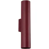 Sollux Wandleuchte LAGOS 2 burgund 2xGU10 10W Stahl 30x8x6cm Lighting