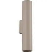 Sollux Wandleuchte LAGOS 2 taupe 2xGU10 10W Stahl 30x8x6cm Lighting