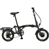 NAVEE COMPA ULTRA 01 Faltbares E-Bike, 250 W Elektrofahrrad mit Shimano Nexus 7-Gang, Bis zu 50 km Reichweite, Leicht 16,2 kg, Schwarz
