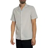 Superdry für Herren. M4011138A Graues Hemd Cabana (L), Lässig, Baumwolle, Kurzarm