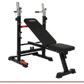 Hammer Hantelbank Force 4.0 mit Rack, Schrägbank, bis max. 180 kg Körpergewicht