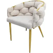HTI Stuhl Alsen Gold Beige