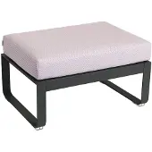 Fermob BELLEVIE 1-Sitzer-Polsterhocker mit Sitzfläche aus perforiertem Stahlblech