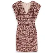 Scotch & Soda Mini Wrap ärmelloses Kleid