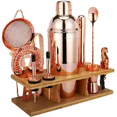 Barlife Cocktail-shaker-set 11-teilig Mit Ständer – Kupfer