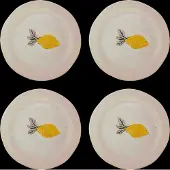 Bloomingville Ich hatte ein 4-teiliges Set gelber Teller.