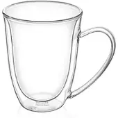 Wilmax England Wilmax Doppelwandige Tasse 250 ml Transparent, 1er Set