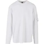 Urban Classics Sleeve Pocket Longsleeve White Größe: XXL | Longsleeves Outlet | Herren | Weiß