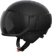 POC - Skibrillenhelm / Snowboardhelm mit Visier - Levator MIPS Uranium Black Matt für Damen - Größe 51-54 cm - schwarz