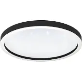 Eglo connect Smart Home Deckenlampe Montemorelos-Z, dimmbar, schwarz, für Wohn- / Esszimmer, Kunststoff, Modern, Smart Home Deckenlampe