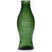Serax Wasserkaraffe Fish & Fish glassware by Paola Navone Dark Green 850 ml