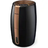 Philips Luftbefeuchter 2000 Series, NanoCloud für bis zu 99% weniger Bakterien, bis 32 m², Schwarz (HU2718/10)