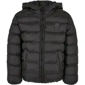 Urban Classics Herren Boys Basic Bubble Jacket Black/Black/Black, 122/128