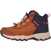 TROLLKIDS Kinder Trolltunga Hiker Mid XT Wanderstiefel teak brown/navy/vivid orange/sandstone 30